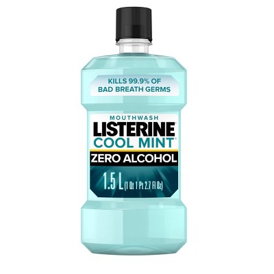 Listerine Zero Cool Mint Alcohol-Free Mouthwash - 50.72 fl oz