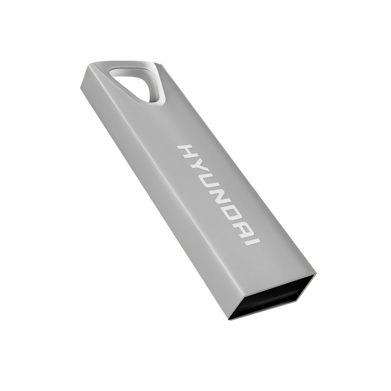 Hyundai Bravo Deluxe Keychain USB 2.0 Flash Drive 32GB Metal Silver - U2BK/32GAS, 4 of 6