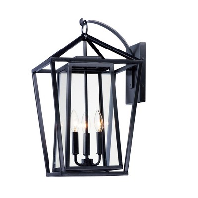 Maxim Lighting Artisan 3 - Light Wall Light in  Black