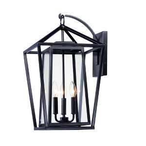 Maxim Lighting Artisan 3 - Light Wall Light in  Black - 1 of 4