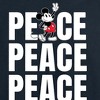 Men's - Disney - Mickey Peace Long Sleeve Graphic T-Shirt - 2 of 4