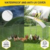 Chicken Coop Large Metal Chicken House Pen Outdoor for Yards with Cover,Spire-Roof Walk-in Poultry Cage, Metal Chicken Coop - 4 of 4
