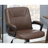 NicBex Upholstered Adjustable Height Home Office Desk Chairs with Metal Base and Universal Wheels - 4 of 4