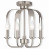 Livex Lighting Addison 4 - Light Chandelier in  Brushed Nickel - 2 of 2