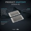 Dolphin Genuine  Part — Front and Rear Grey Brushes (2PK) — Part Number 6101641-R2 Replacement - 3 of 4