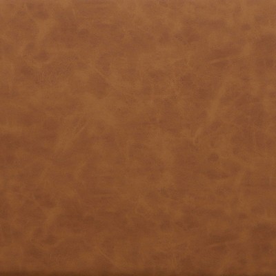Brown Faux Leather Massaging Recliner with Ottoman and Metal Base