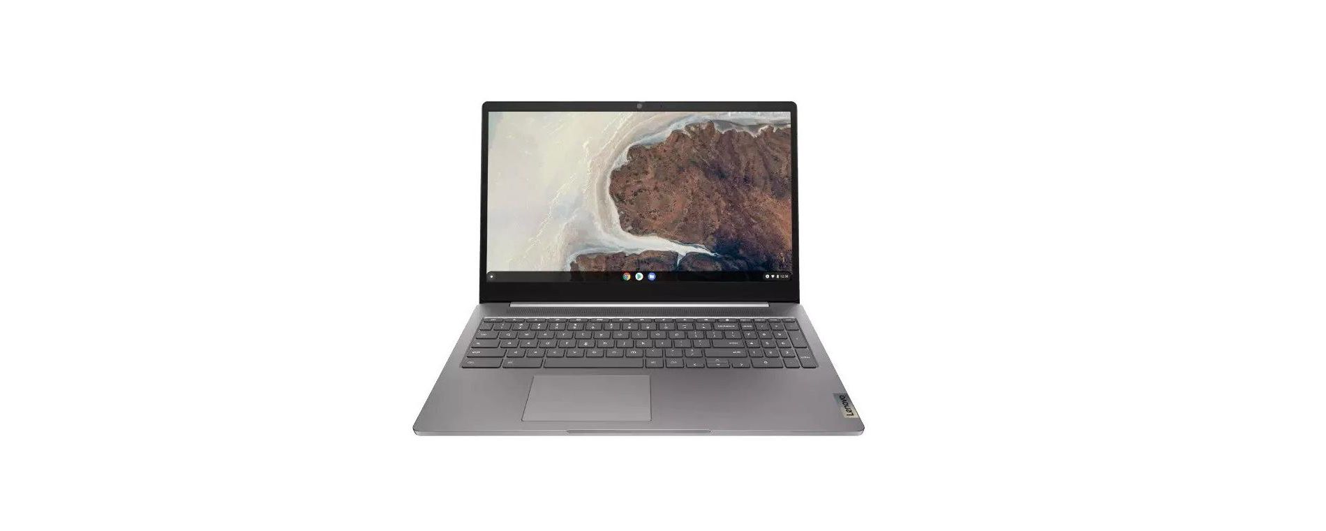 Refurbished: Lenovo IdeaPad 3 Chrome 15IJL6 15.6" Laptop Celeron N4500 4GB 64GB eMMC Chrome OS - Manufacturer Refurbished