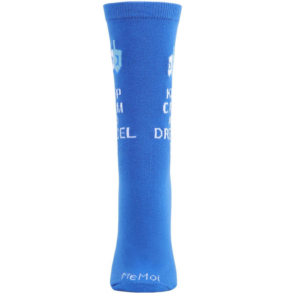 Memoi Keep Calm & Dreidel On Holiday Crew Socks - thumbnail 5