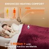 Electric Heated Blanket Soft & Washable Ribbed Flannel - 3 of 4