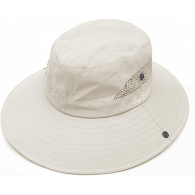 BEAFUP Women’s Foldable Sun Hat with Breathable Mesh,Adjustable Chin Strap & Ponytail Hole - for Beach,Hiking,Outdoor