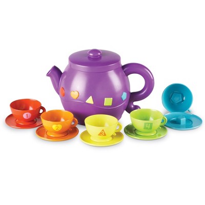 leapfrog musical rainbow tea set target