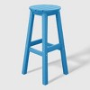 WestinTrends Malibu 24" All Weather Hdpe Outdoor Patio Round Backless Counter Stool - 4 of 4