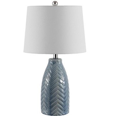 Naji Glass Table Lamp  - Grey - Safavieh