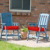 Costway 2PCS 21'' x 21'' Patio Chair Seat Cushion Pads Indoor/Outdoor Brown/Red/Beige/Navy/Turquoise/Multicolor - 2 of 4