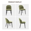 Comfortable Dining Chairs Set of 2, Thick Cushions, Dining Room Chair, Wood Legs, for Dining Room, Kitchen, Restaurant - 3 of 4