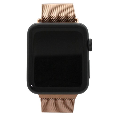 Spis aftensmad overførsel Motherland Olivia Pratt Rose Gold Solid Mesh Apple Watch Band 38mm : Target