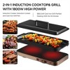 COOKTRON Portable Induction Cooktop Electric Stove &Cast Iron Griddle, Rose Gold - 2 of 4