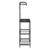 Chery Life 4-Tier Metal Baker's Rack, Kitchen Storage Shelving for Kitchen, Black - 3 of 4