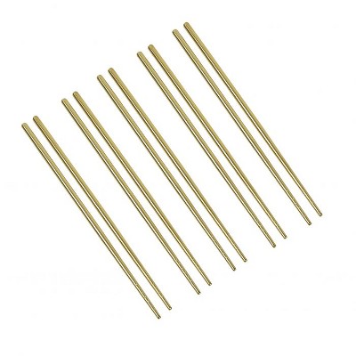 Helen's Kitchen Gold Chopsticks, 5 Pairs