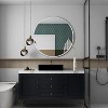 DOMETOUR 32 Inch Metal Framed Round Bathrrom Mirror for Wall - 2 of 4