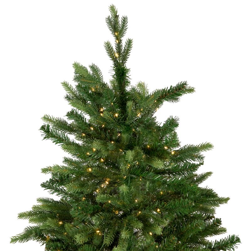 Northlight Real Touch™️ Pre-Lit Full Riverton Fir Artificial Christmas Tree - 7.5' - Candlelight Clear LED Lights, 6 of 11