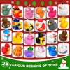 Aoibox 24 Piece Rubber Duck Advent Calendar Christmas Countdown Set Unique Collectible Bath Toys for Boys Girls Kids Holiday Gifts - 3 of 4