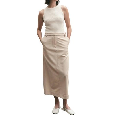 Women's Split Back Midi Skirt - Mijeong Park