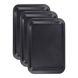REGALWOVEN Carbon Steel Durable Nonstick Scratch Resistant Sheet Pan 3 Pcs - 1 of 4