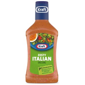 Kraft Zesty Italian Salad Dressing - 16fl oz - 1 of 4