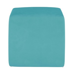 Kids Cube Ottoman Premier Azure - Pillowfort , Blue