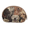 Signare USA Labrador Dog Brown Cosmetic Make Up Bag - 3 of 4