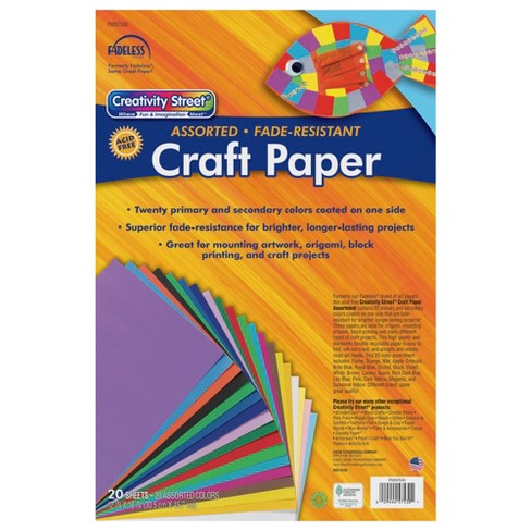  Pacon Spectra Deluxe Bleeding Art Tissue, 20 x 30, 20  Assorted Colors, 100 Sheets : Colored Tissue Paper : Arts, Crafts & Sewing