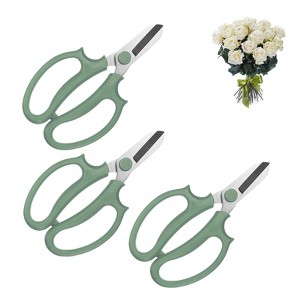 Unique Bargains Stainless Steel Garden Comfortable Grip Pruning Shears - 1 of 4