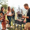 ROVSUN Charcoal Grill with Side Tables, Large Cooking Area, Individual Lifting Charcoal Trays, Pull-Out Ash Tray, BBQ Grill for Outdoor, Picnic - 2 of 4