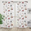 Sweet Jojo Designs Window Curtain Panels 84in. Construction Truck Red Blue and Grey - 2 of 4