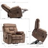 Recliners Lift Chair Relax Sofa Chair Livingroom Furniture Living Room Power Electric Reclining for Elderly - image 3 of 3