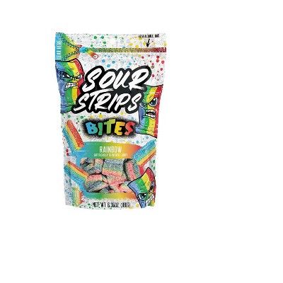 Sour Strips Rainbow Candy Bites - 6.35oz : Target