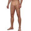 Lars Amadeus Men's Elastic Waist Contrast Color Stripe Printed Swim Briefs - 4 of 4