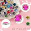 Unique Bargains DIY Craft Clothing Shoe Hat Bag Button Decor Claw Gem Rhinestones 32 Pcs - 3 of 4