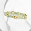 Ross-Simons Green Jade "Good Fortune" Bracelet in 18kt Gold Over Sterling - 4 of 4