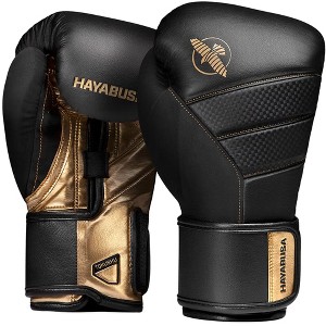 Hayabusa T3 Boxing Gloves, 12 oz, Black/Gold : Target