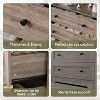 4 Drawer Wooden Dressers for Bedroom, Modern Nightstand for Bedside, Wood Chest of Drawers Storage Organizer for Living Room, Hallway, Closet - 4 of 4