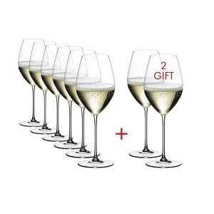 Riedel 16 fl oz Veritas Champagne Glasses (Pay 6 Get 8) - 1 of 4