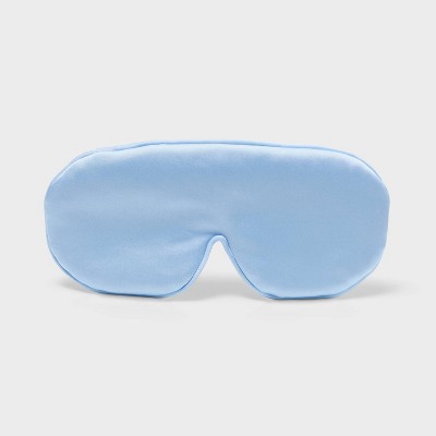 Women's Satin Contoured Sleep Mask - Auden™ Light Blue