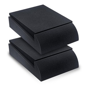 Liquid Stands Studio Monitor Sound Isolation Pads for Speakers 3"-4.5" High-Density Speaker Foam Pads Angled Speaker Riser - Speaker Isolation Pad - 1 of 4