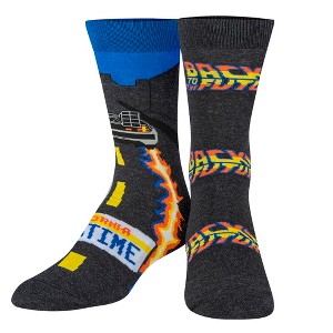 Odd Sox, Out Of Time, Funny Novelty Socks, Large - 1 of 4