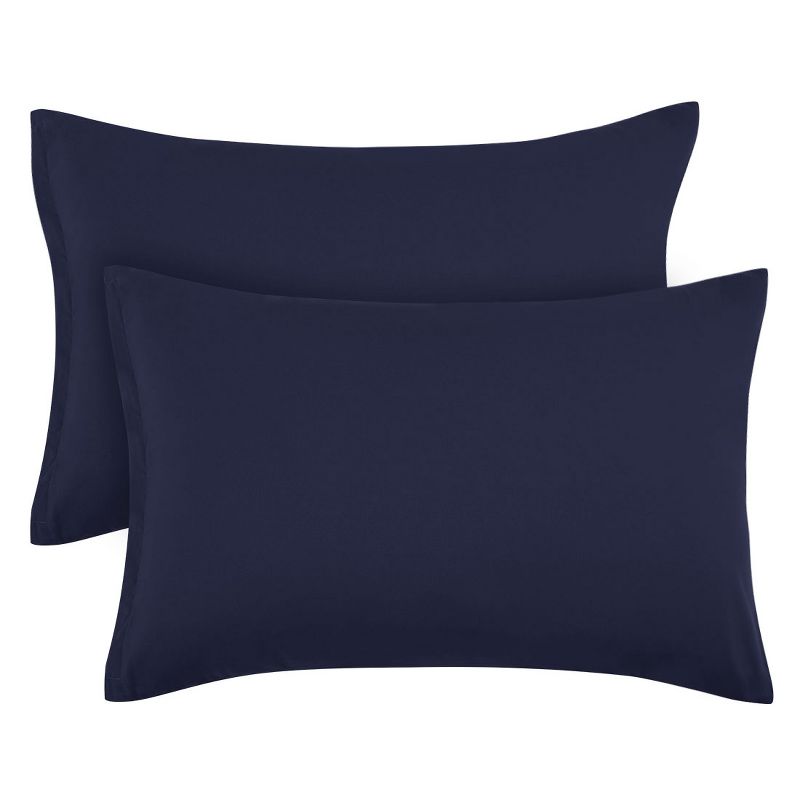 PiccoCasa Zippered 100% Brushed Microfiber Polyester Soft Pillowcases 2 Pcs, 1 of 9