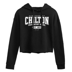 Women's - Gilmore Girls - Chilton Prep School Cropped Graphic Hoodie - 1 of 3