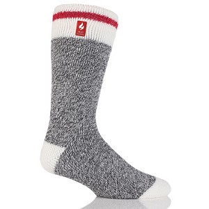 Men's Jeffrey ORIGINAL™ Cream Block Twist Crew Socks - 1 of 4
