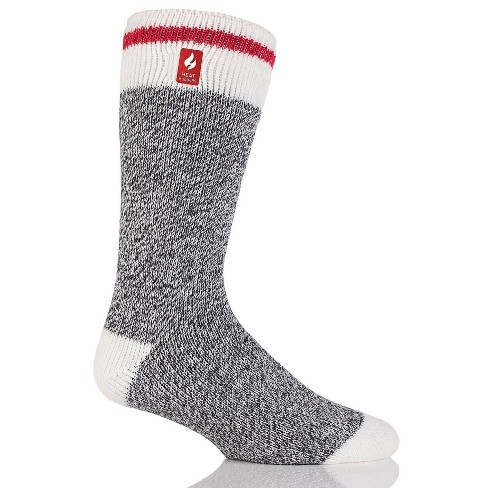 Jeffrey Cream Block Twist Crew Sock| Size Men's 7-12 - Charcoal : Target